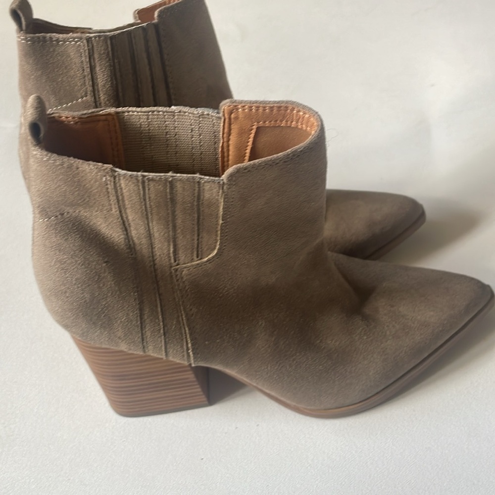 Nine wear Cowboy Ankle Boots Sz 10 tan Country Western Boho Concert NW… - Picture 2 of 14